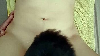 Petite Asian teen bathes then fucks her boyfriend's huge cock wildly