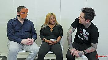 Bound Big Tits Slut Rimmed Rough In Bondage!