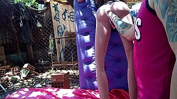 Outdoor Anal Toy Doll Assfucking