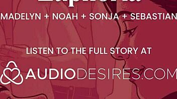 Hubby watches as I get double penetrated and creampied at swingers club orgy