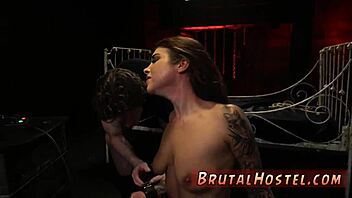 old man dominates bound teen tourist in rough bdsm fuck!