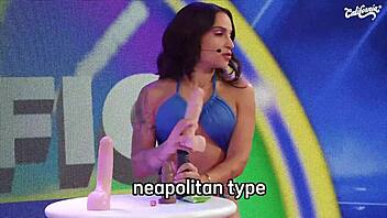 rafaela lima, that blonde babe, swallows giant cock with her latina friends