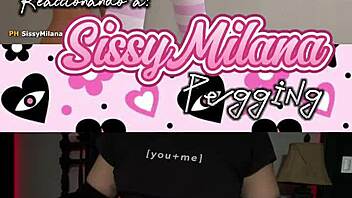 watching sissymilena peg and dominate astarioth hard