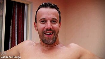 i can't resist bf titus pounding gf jasmine's juicy pussy outdoor