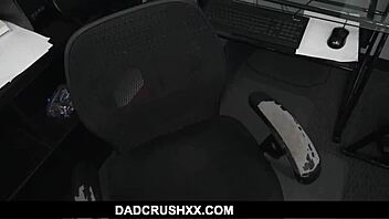 Brunette Cassidy Klein Punished Hard in Garage Taboo Fuck