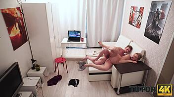 Cameras Catch Guy Pounding Hot Russian Teacher Hard!