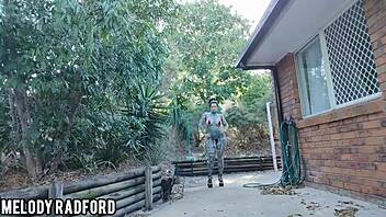 Curvy Milf's Outdoor Bikini Try-On Teases Huge Tits Ass