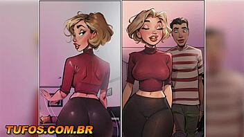 busty spanish teacher catches hot tuft-haired prof in erotic brazilian hentai comics