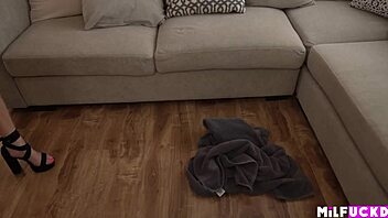 Housewife Drills Handyman in Wild Cheating Fuck