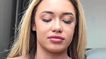 petite blonde screams pov cum facial doggy blast