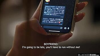 Petite Momo Sakura's Amazing BBC Workout with Deep Pounding Interracial!