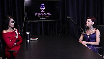 annie clementine's hottest podcast moments with bia hot part 3 on sheer red