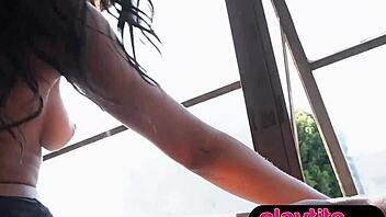 Petite Ebony Milf Dances Nude In Classroom Tease