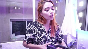 Hot Teen Yaira Fingers Pussy and Toys in Solo Masturbation Frenzy