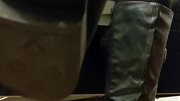 Yuki's Boot Worship Turns to Foot Licking Slave Humiliation