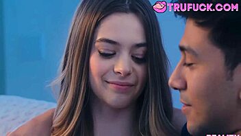 Watch petite teen molly little get filled by max as alex watches