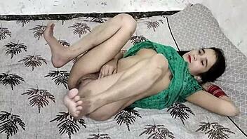 horny indian couple fucks rough homemade on new year night