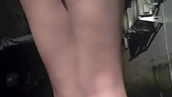 shemale ting xuan pees outside masturbates cums thigh 💦