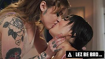 lez be bad vanessa sky stripper besties rip clothes fist asses