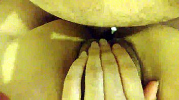 fat dude pounds girlfriend's hairy wet pussy deep