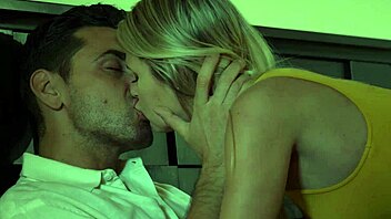 scarlet red watches stud cumswap squirt on sweaty tits