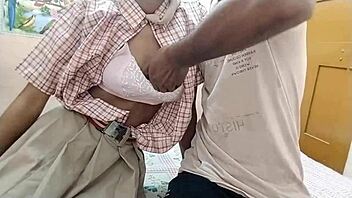 desi schoolgirl bends over for rough homemade pounding talk dirty?