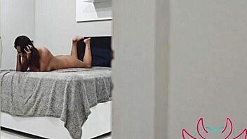 brazilian milf with big tits secretly fucked by friend's huge cock