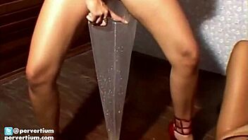 B PISS Swallow in Lezdom Domination Session