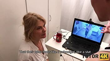 Cameras Catch Guy Pounding Hot Russian Teacher Hard!