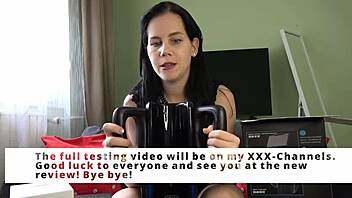 Mistress Anna milks slave with xspacecup after review