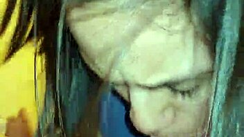 a cheating married slut sneaks in for huge oral creampie while husband sleeps at home