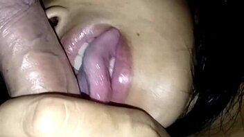 pretty amateur learns tight pussy blowjob to cum