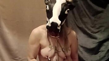 Humiliated french slave endures anal spanking dirty talk and orgasm