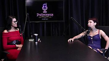 annie clementine's hottest podcast moments with bia hot part 3 on sheer red