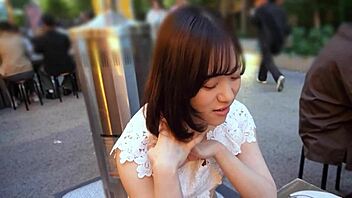 stunning japanese announcer falls hard for raw homemade pounding part 1