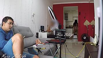 Wife Parades Sheer Bikini Teasing Cuck Hubby Guest