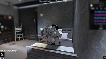 Thrilling Secret Fan Fuck On Bed In Stealthy Passion