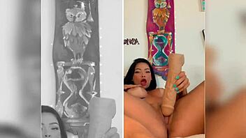 Exotic Oriental Teases with Huge Dildo Masturbation Frenzy?