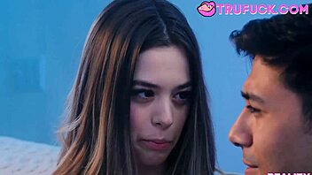 Watch petite teen molly little get filled by max as alex watches