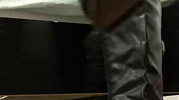 Yuki's Boot Worship Turns to Foot Licking Slave Humiliation