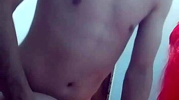 couple's webcam tease in thong panties show