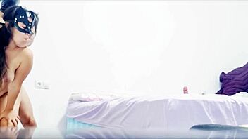 I pound my submissive latina's pussy hard until she rides me to cum