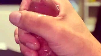 Edging my thick cock till milk explodes everywhere!