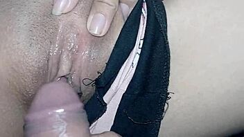 horny babe shares her tight wet pussy pov homemade