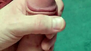 rare homemade solo cumshot moment captured perfectly