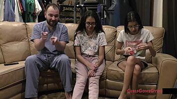 nurse aria nicole's physical exam tickles angel santana's feet