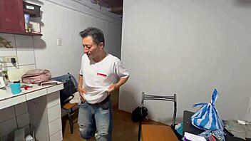 Shy busty babe craves taboo threesome heat