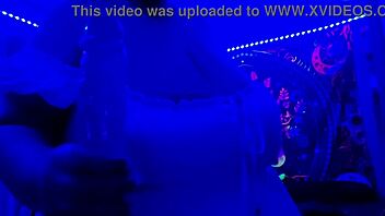 Chubby bbw babe rides huge black cock