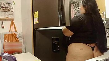 Fucking Chubby Latina Maid Bent Over