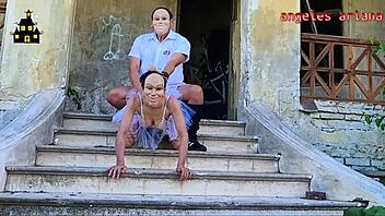 halloween trailer sex in haunted house with bride corset fuckin wild